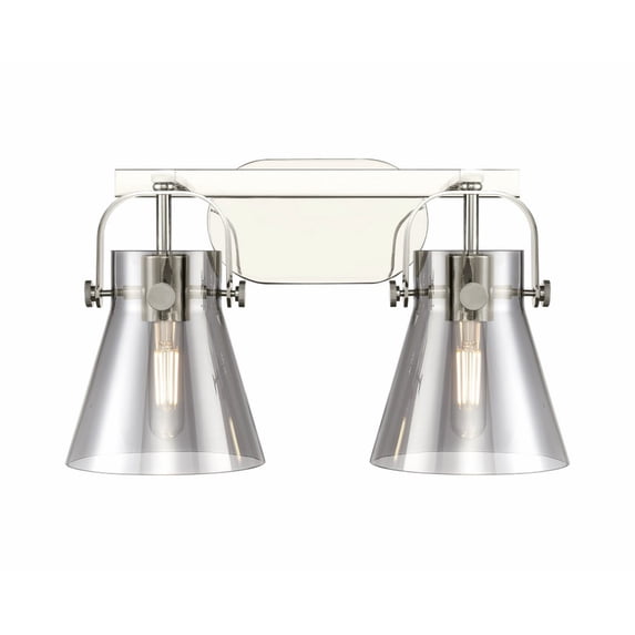Innovations Lighting - Pilaster II Cone - 2 Light Bath Vanity In Industrial