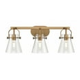thumbnail image 1 of Innovations Lighting - Pilaster II Cone - 3 Light Bath Vanity In Industrial, 1 of 4