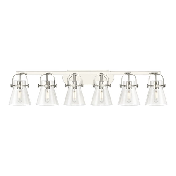 Innovations Lighting - Pilaster II Cone - 6 Light Bath Vanity In Industrial