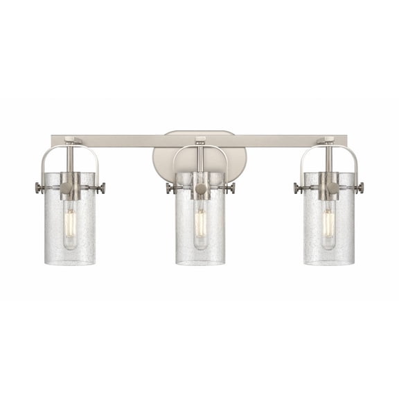 Innovations Lighting - Pilaster II Cylinder - 3 Light Bath Vanity In Industrial