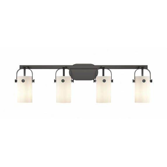 Innovations Lighting - Pilaster II Cylinder - 4 Light Bath Vanity In Industrial