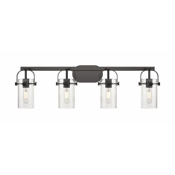 Innovations Lighting - Pilaster II Cylinder - 4 Light Bath Vanity In Industrial