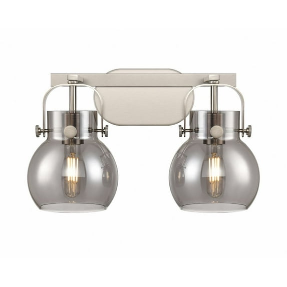 Innovations Lighting - Pilaster II Sphere - 2 Light Bath Vanity In Industrial