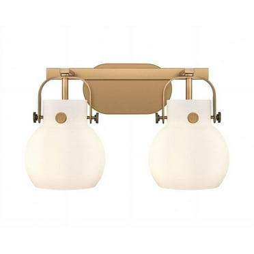 Innovations Lighting - Pilaster II Sphere - 2 Light Bath Vanity In Industrial