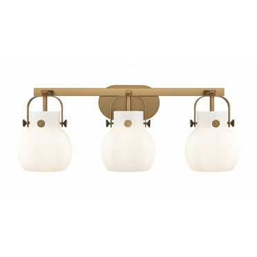 Innovations Lighting - Pilaster II Sphere - 3 Light Bath Vanity In Industrial