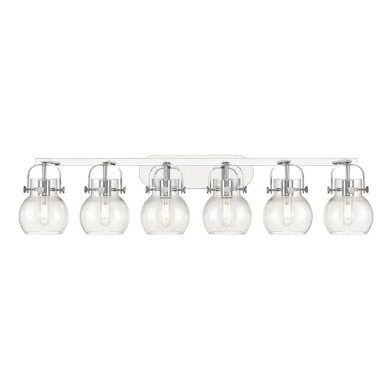 Innovations Lighting - Pilaster II Sphere - 6 Light Bath Vanity In Industrial