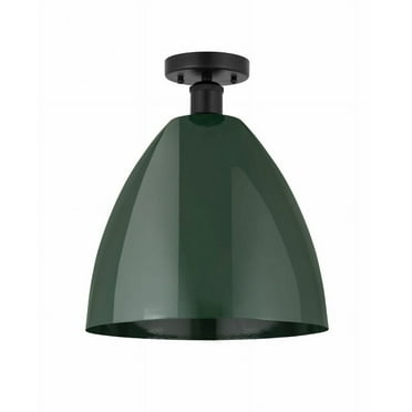 Innovations Lighting - Plymouth Dome - 1 Light Semi-Flush Mount In Industrial