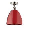 thumbnail image 1 of Innovations Lighting - Plymouth Dome - 1 Light Semi-Flush Mount In Industrial, 1 of 1