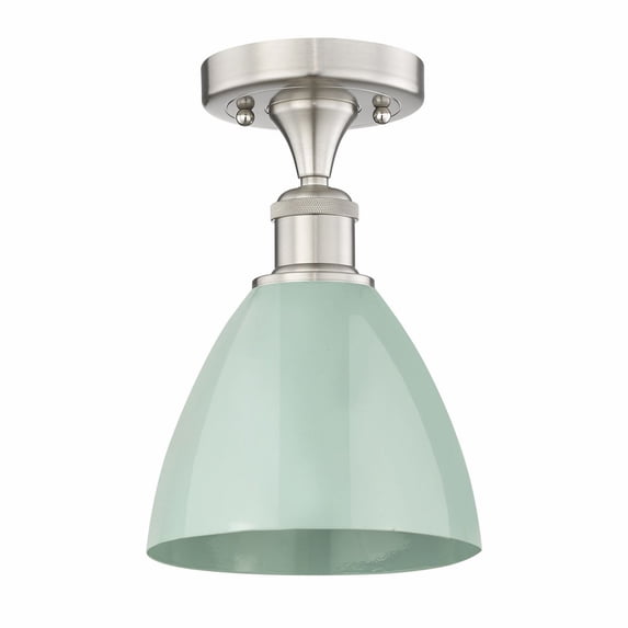 Innovations Lighting - Plymouth Dome - 1 Light Semi-Flush Mount In Industrial