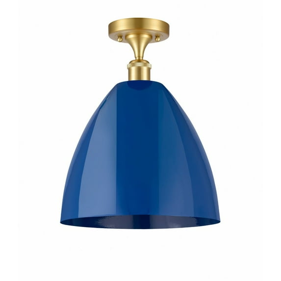 Innovations Lighting - Plymouth Dome - 1 Light Semi-Flush Mount In Industrial