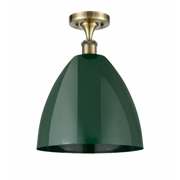 Innovations Lighting - Plymouth Dome - 1 Light Semi-Flush Mount In Industrial