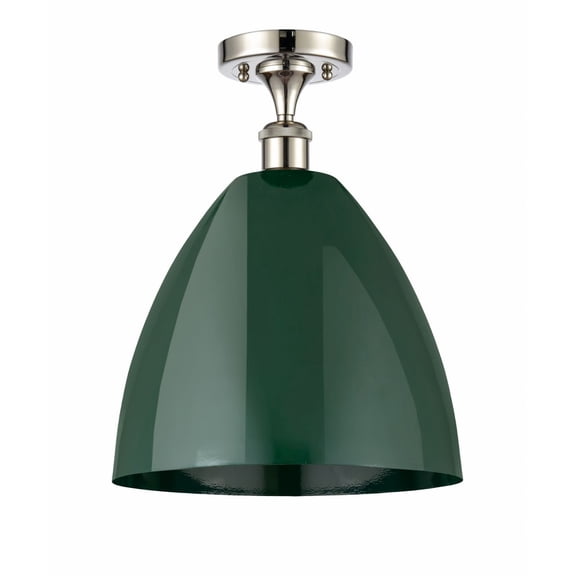 Innovations Lighting - Plymouth Dome - 1 Light Semi-Flush Mount In Industrial