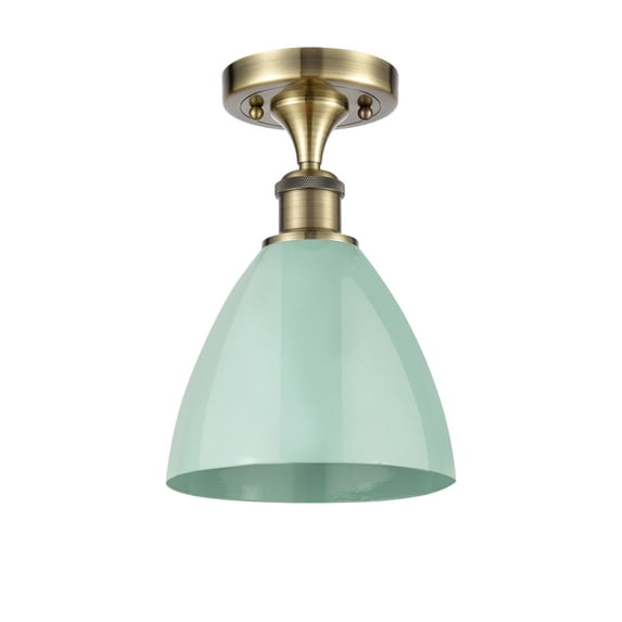 Innovations Lighting - Plymouth Dome - 1 Light Semi-Flush Mount In Industrial