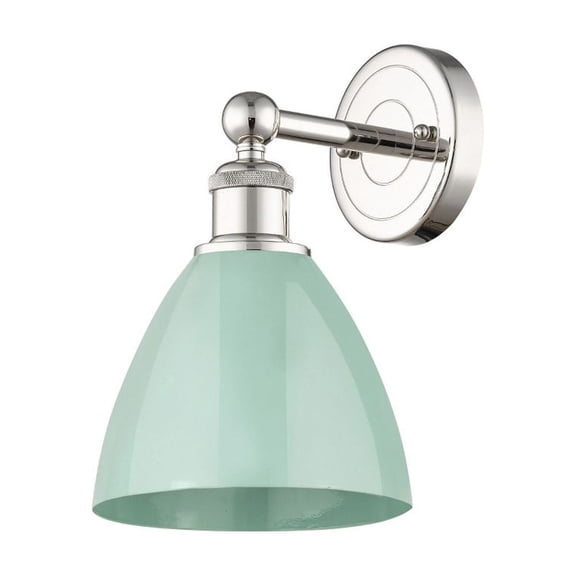 Innovations Lighting - Plymouth Dome - 1 Light Wall Sconce In Industrial