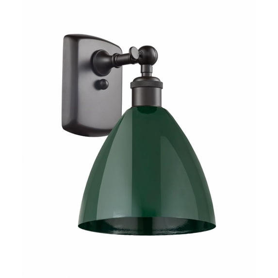 Innovations Lighting - Plymouth Dome - 1 Light Wall Sconce In Industrial