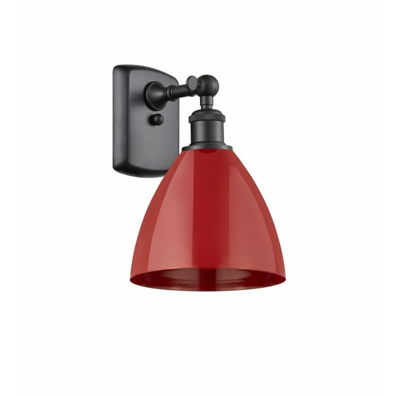 Innovations Lighting - Plymouth Dome - 1 Light Wall Sconce In Industrial