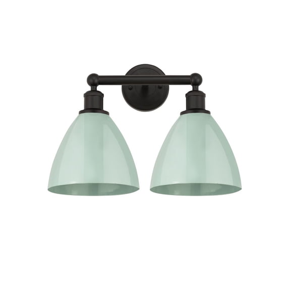 Innovations Lighting - Plymouth Dome - 2 Light Bath Vanity In Industrial