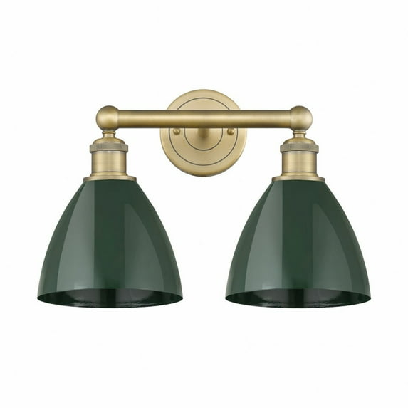 Innovations Lighting - Plymouth Dome - 2 Light Bath Vanity In Industrial