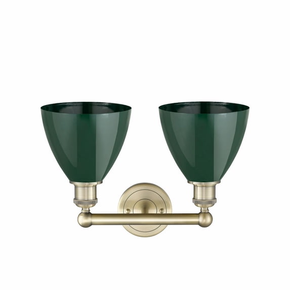 Innovations Lighting - Plymouth Dome - 2 Light Bath Vanity In Industrial