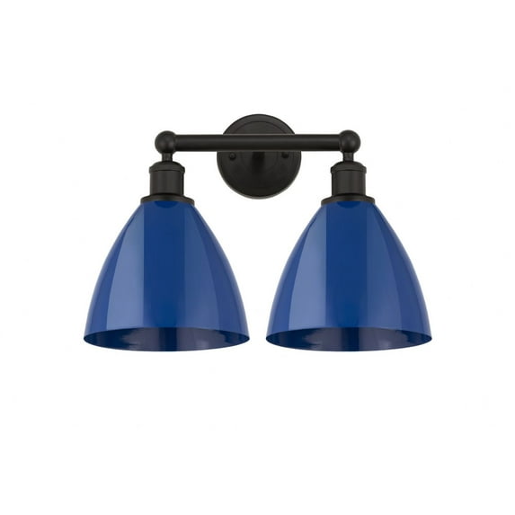 Innovations Lighting - Plymouth Dome - 2 Light Bath Vanity In Industrial