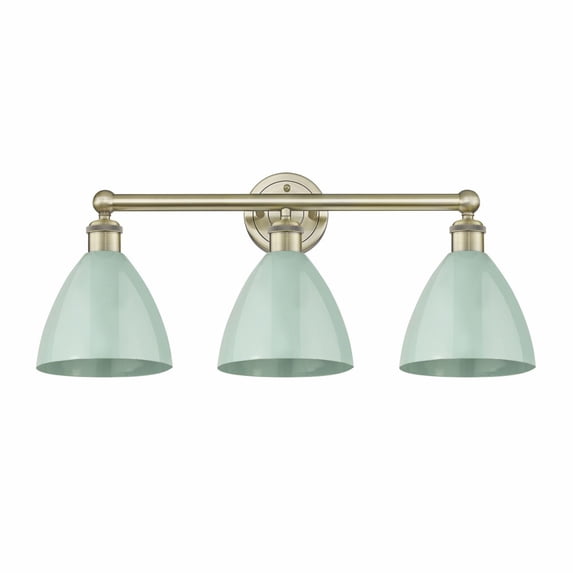 Innovations Lighting - Plymouth Dome - 3 Light Bath Vanity In Industrial