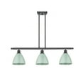 thumbnail image 1 of 516-3I-BK-MBD-75-SF Innovations Lighting Plymouth Dome - 3 Light Island In Industrial Style-10.75 Inches Tall and 36 Inches Wide-Matte Black, 1 of 1