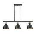 thumbnail image 1 of 370-3I-BK-M Innovations Lighting Provin - 3 Light Island In Industrial Style-9.63 Inches Tall and 35.5 Inches Wide-Matte Black Finish, 1 of 2