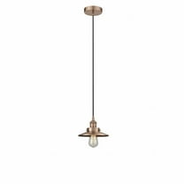 Innovations Lighting  Railroad - 1 Light 8" Cord Hung Mini Pendant. Antique Copper