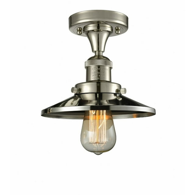 Innovations Lighting - Railroad - 1 Light Semi-Flush Mount In Traditional