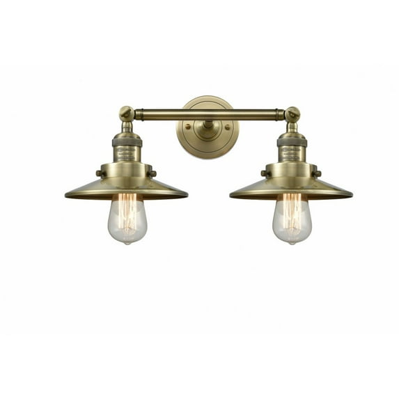 Innovations Lighting - Railroad - 2 Light Bath Vanity In Traditional Style-8