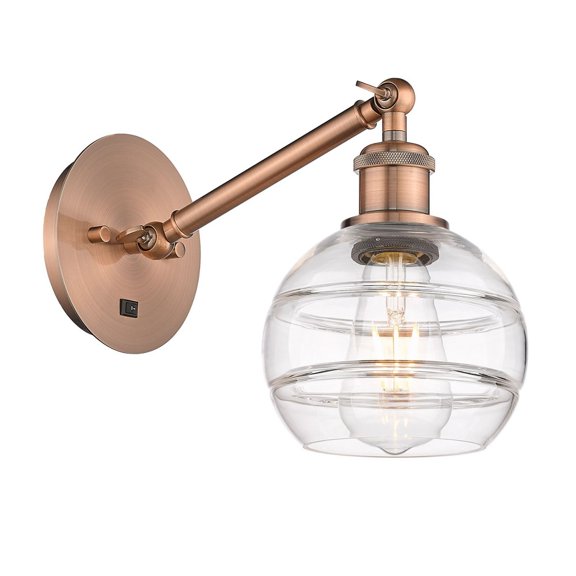 Innovations Lighting - Rochester - 1 Light Arm Adjusts Up and Down Wall Sconce