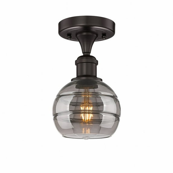 Innovations Lighting - Rochester - 1 Light Semi-Flush Mount In Industrial