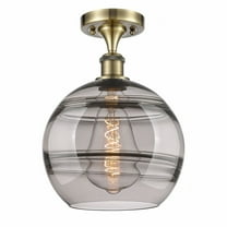 Innovations Lighting - Rochester - 1 Light Semi-Flush Mount In Industrial