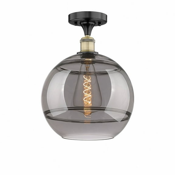 Innovations Lighting - Rochester - 1 Light Semi-Flush Mount In Industrial