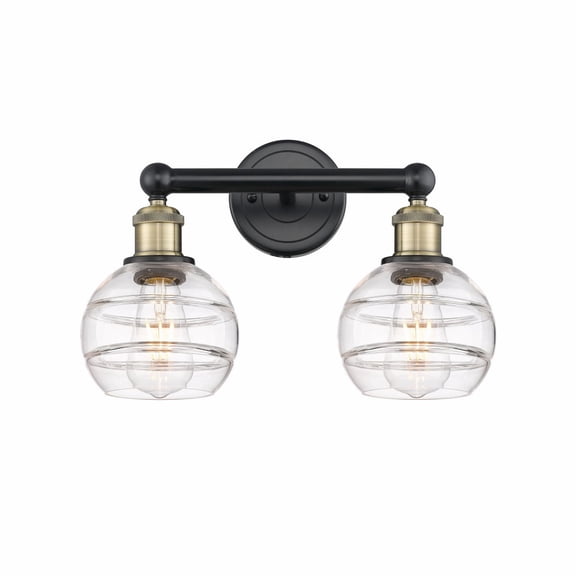Innovations Lighting - Rochester - 2 Light Bath Vanity In Industrial Style-10.13
