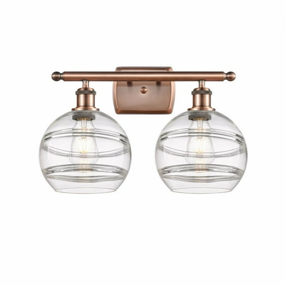 Innovations Lighting - Rochester - 2 Light Bath Vanity In Industrial Style-10.88