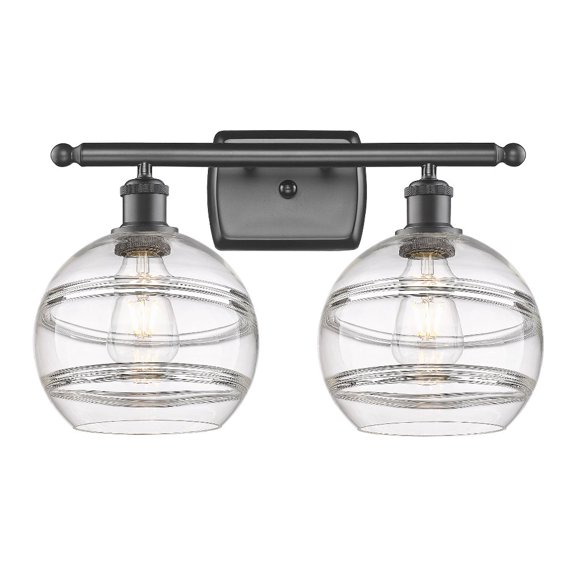 Innovations Lighting - Rochester - 2 Light Bath Vanity In Industrial Style-10.88