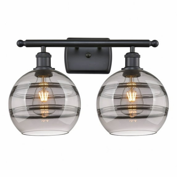 Innovations Lighting - Rochester - 2 Light Bath Vanity In Industrial Style-10.88