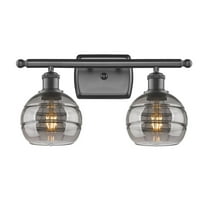 Innovations Lighting - Rochester - 2 Light Bath Vanity In Industrial Style-8.88