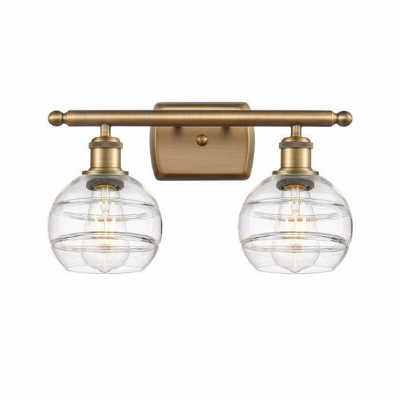 Innovations Lighting - Rochester - 2 Light Bath Vanity In Industrial Style-8.88