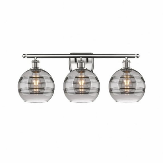 Innovations Lighting - Rochester - 3 Light Bath Vanity In Industrial Style-10.88