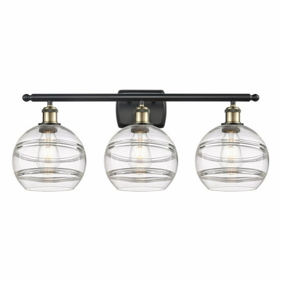 Innovations Lighting - Rochester - 3 Light Bath Vanity In Industrial Style-10.88