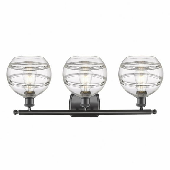 Innovations Lighting - Rochester - 3 Light Bath Vanity In Industrial Style-10.88