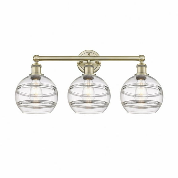 Innovations Lighting - Rochester - 3 Light Bath Vanity In Industrial Style-12.13