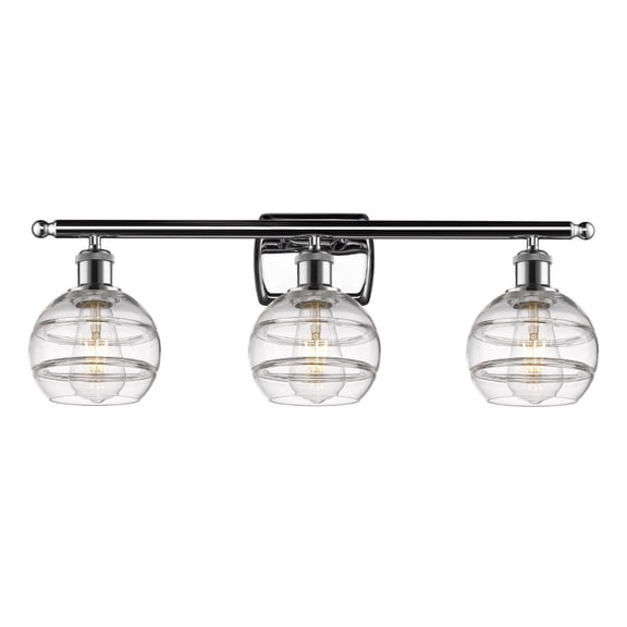 Innovations Lighting - Rochester - 3 Light Bath Vanity In Industrial Style-8.88