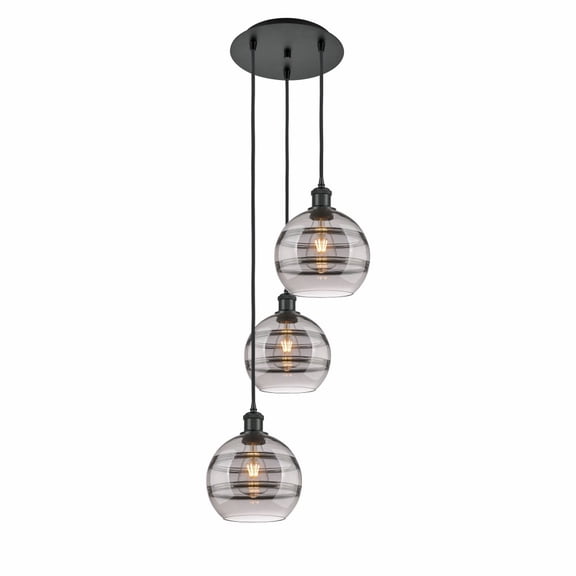 Innovations Lighting - Rochester - 3 Light Cord Hung Multi Pendant In Industrial