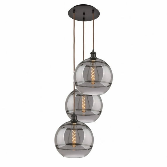 Innovations Lighting - Rochester - 3 Light Cord Hung Multi Pendant In Industrial