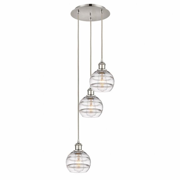 Innovations Lighting - Rochester - 3 Light Cord Hung Multi Pendant In Industrial