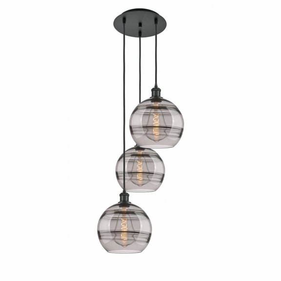 Innovations Lighting - Rochester - 3 Light Cord Hung Multi Pendant In Industrial