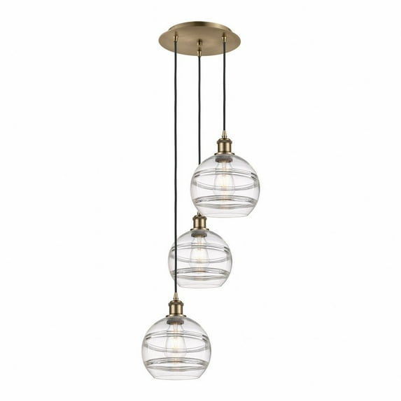 Innovations Lighting - Rochester - 3 Light Cord Hung Multi Pendant In Industrial